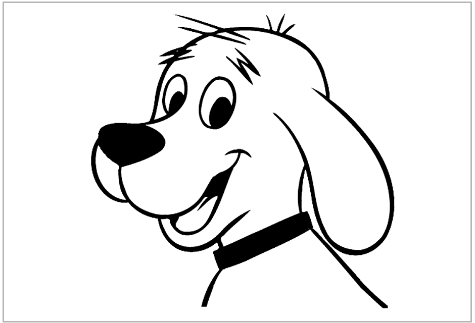 coloriage clifford portrait
